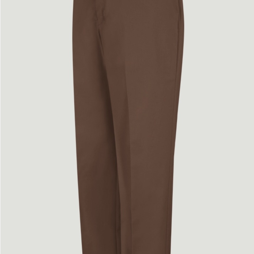Brown Chinos with Tailored Silhouette